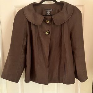 Willi Smith Cropped Swing Jacket, Size XL
